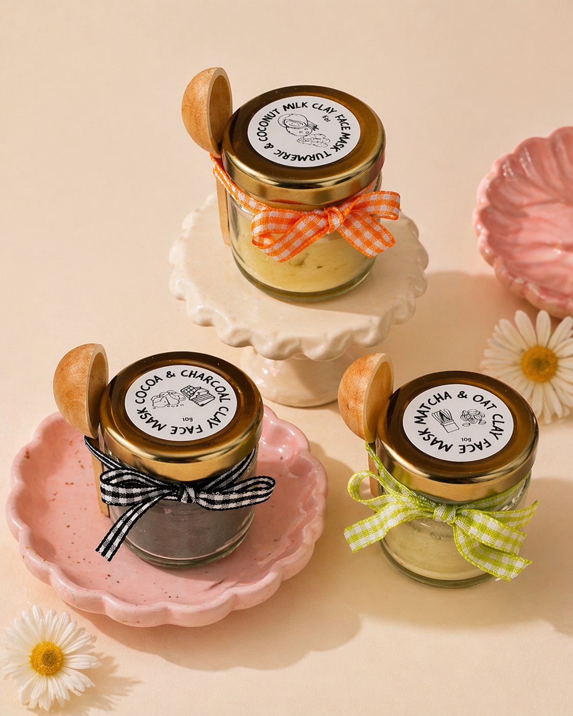 Clay Face Mask Jars